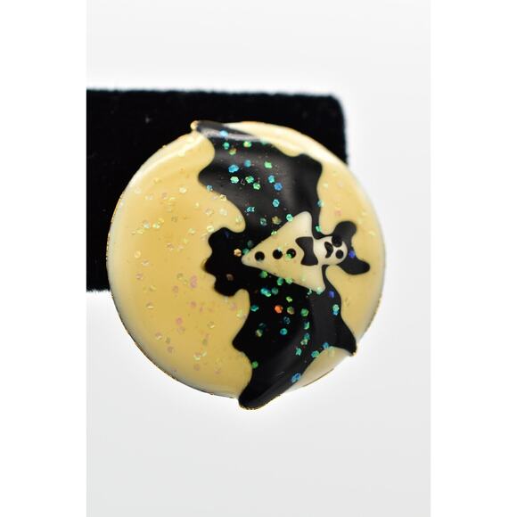 Lunch at The Ritz | Jewelry | Lunch At The Ritz Vintage  Lunch at The Ritz Vintage Halloween Earrings Ghost Vampire Bat Moon Signed Bin5